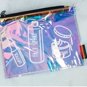 Macy's Translucent Iridescent Cosmetic Bag